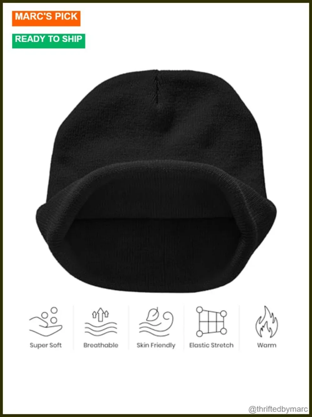 Cute Yellow Duck Embroidered Beanie Knit Hat for Men Women, Funny Graphic